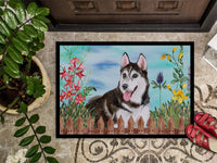 Siberian Husky #2 Spring Indoor or Outdoor Mat 18x27 CK1274MAT