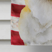 Corgi Patriotic Flag Canvas House Size CK1383CHF