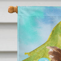 Christmas Tree Yorkie Yorkshire Terrier Flag Canvas House Size CK1854CHF