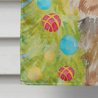 Christmas Tree Yorkie Yorkshire Terrier Flag Canvas House Size CK1854CHF