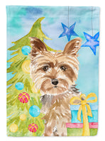 Christmas Tree Yorkie Yorkshire Terrier Flag Canvas House Size CK1854CHF