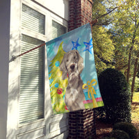 Christmas Tree Weimaraner Flag Canvas House Size CK1859CHF