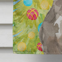 Christmas Tree Weimaraner Flag Canvas House Size CK1859CHF