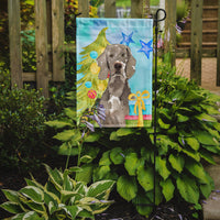 Christmas Tree Weimaraner Flag Garden Size CK1859GF