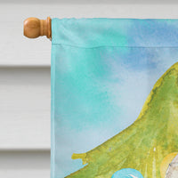 Christmas Tree Spinone Italiano Flag Canvas House Size CK1860CHF