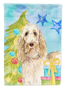 Christmas Tree Spinone Italiano Flag Garden Size CK1860GF