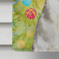 Christmas Tree Siberian Husky Flag Canvas House Size CK1861CHF
