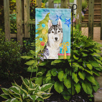 Christmas Tree Siberian Husky Flag Garden Size CK1861GF
