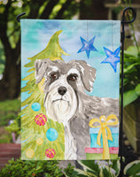Christmas Tree Schnauzer #1 Flag Garden Size CK1866GF