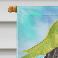Christmas Tree Rottweiler Flag Canvas House Size CK1868CHF