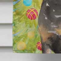 Christmas Tree Rottweiler Flag Canvas House Size CK1868CHF