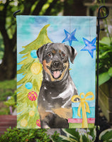 Christmas Tree Rottweiler Flag Garden Size CK1868GF