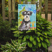 Christmas Tree Schnauzer #2 Flag Garden Size CK1870GF