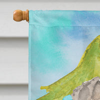 Christmas Tree Lakeland Terrier Flag Canvas House Size CK1873CHF