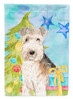Christmas Tree Lakeland Terrier Flag Canvas House Size CK1873CHF