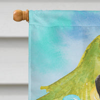 Christmas Tree Irish Wolfhound Flag Canvas House Size CK1876CHF