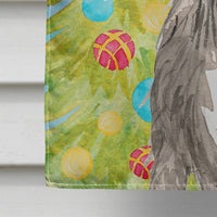 Christmas Tree Irish Wolfhound Flag Canvas House Size CK1876CHF
