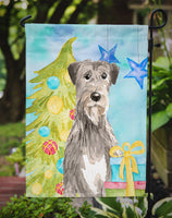 Christmas Tree Irish Wolfhound Flag Garden Size CK1876GF