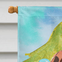 Christmas Tree Vizsla Flag Canvas House Size CK1877CHF