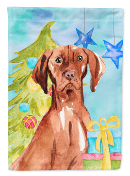 Christmas Tree Vizsla Flag Garden Size CK1877GF