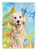 Christmas Tree Golden Retriever Flag Canvas House Size CK1878CHF