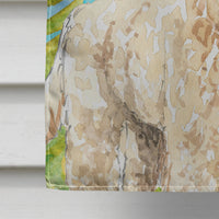 Christmas Tree Goldendoodle Flag Canvas House Size CK1879CHF