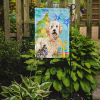 Christmas Tree Goldendoodle Flag Garden Size CK1879GF