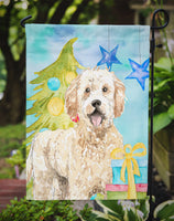 Christmas Tree Goldendoodle Flag Garden Size CK1879GF