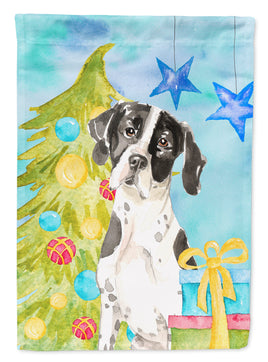 Christmas Tree English Pointer Flag Garden Size CK1880GF