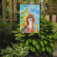Christmas Tree Cavapoo Flag Garden Size CK1881GF