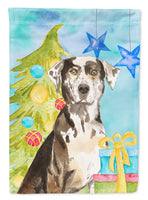 Christmas Tree Catahoula Leopard Dog Flag Canvas House Size CK1882CHF
