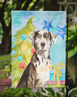 Christmas Tree Catahoula Leopard Dog Flag Garden Size CK1882GF