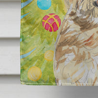 Christmas Tree Cairn Terrier Flag Canvas House Size CK1883CHF