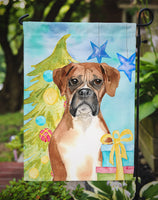 Christmas Tree Boxer Flag Garden Size CK1884GF