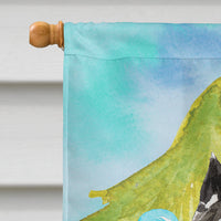 Christmas Tree Bouvier des Flandres Flag Canvas House Size CK1885CHF
