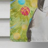 Christmas Tree Boston Terrier Flag Canvas House Size CK1886CHF