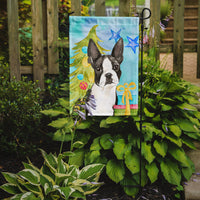 Christmas Tree Boston Terrier Flag Garden Size CK1886GF