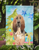 Christmas Tree Bloodhound Flag Garden Size CK1887GF