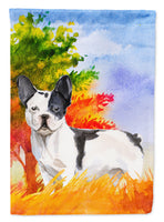 Fall French Bulldog Flag Garden Size CK1956GF
