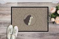 Alaskan Malamute In the Kitchen Indoor or Outdoor Mat 18x27 CK2160MAT