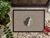 Alaskan Malamute In the Kitchen Indoor or Outdoor Mat 18x27 CK2160MAT