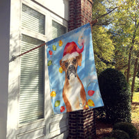 Christmas Lights Boxer Flag Canvas House Size CK2468CHF
