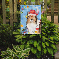 Christmas Lights Sheltie Flag Garden Size CK2492GF