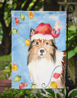 Christmas Lights Sheltie Flag Garden Size CK2492GF
