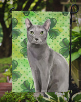 Blue Russian Shamrock Flag Garden Size CK3061GF