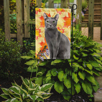 Blue Russian Fall Leaves Flag Garden Size CK3076GF