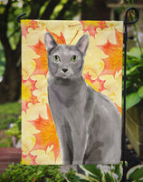 Blue Russian Fall Leaves Flag Garden Size CK3076GF