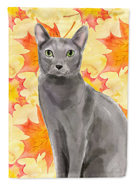 Blue Russian Fall Leaves Flag Garden Size CK3076GF