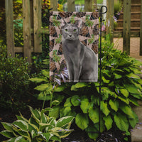 Blue Russian Pine Cones Flag Garden Size CK3091GF