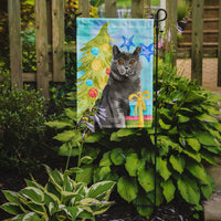 British Shorthair Christmas Presents Flag Garden Size CK3123GF